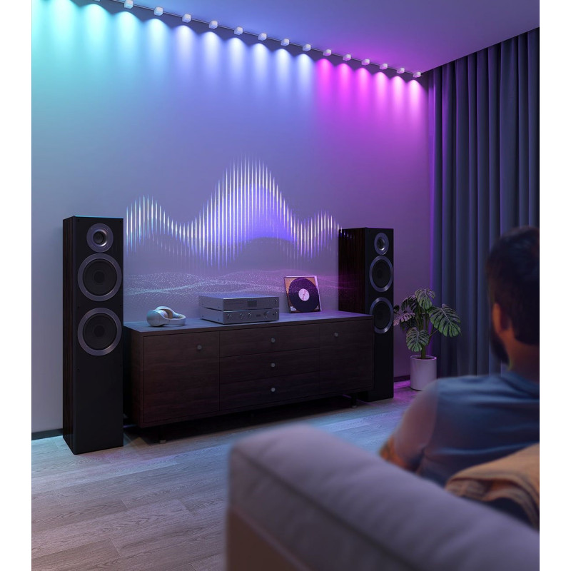 Светодиодная лента Govee H608A String Downlights, 5м, RGBIC, WI-FI/Bluetooth (H608A301)