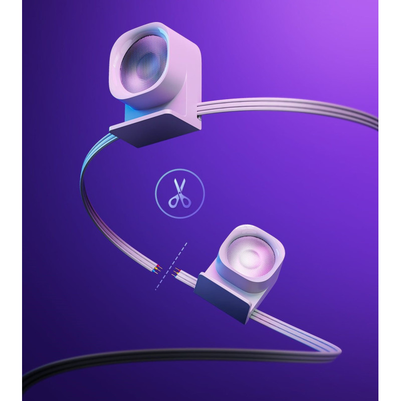 Светодиодная лента Govee H608A String Downlights, 5м, RGBIC, WI-FI/Bluetooth (H608A301)