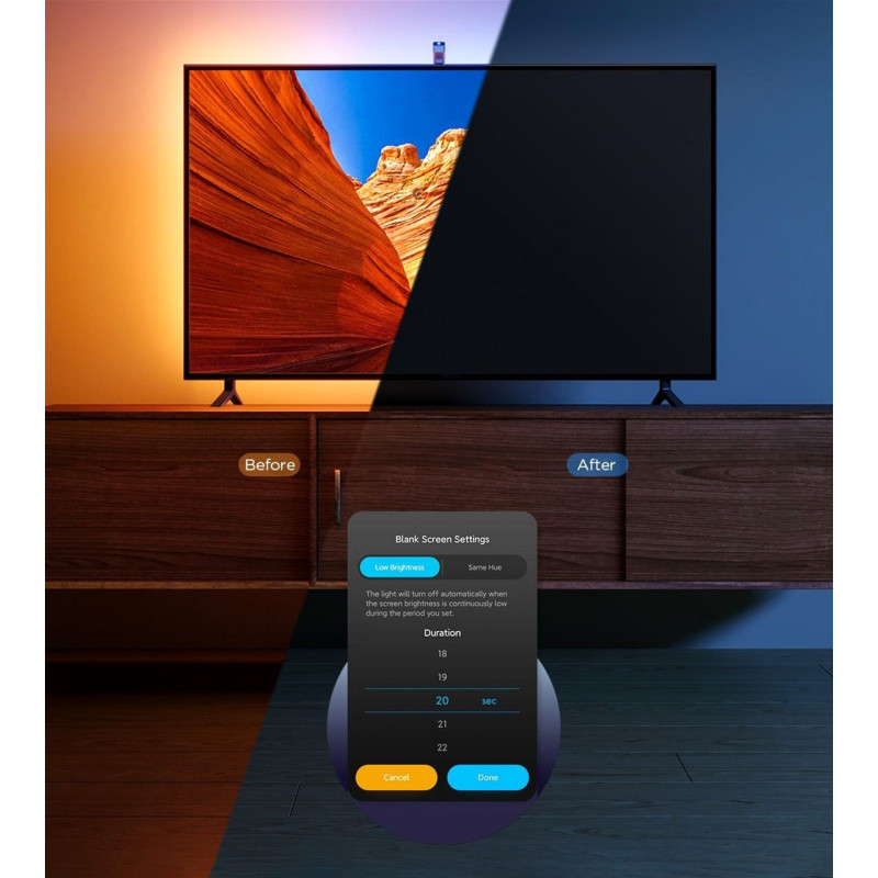 Светодиодная лента Govee H6097 Backlight 3 Lite 40-50