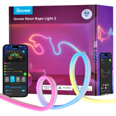 Светодиодная лента Govee H61D3 Smart Neon Rope Light 2 RGBIC Wi-Fi/Bluetooth Matter 3m (H61D3301)