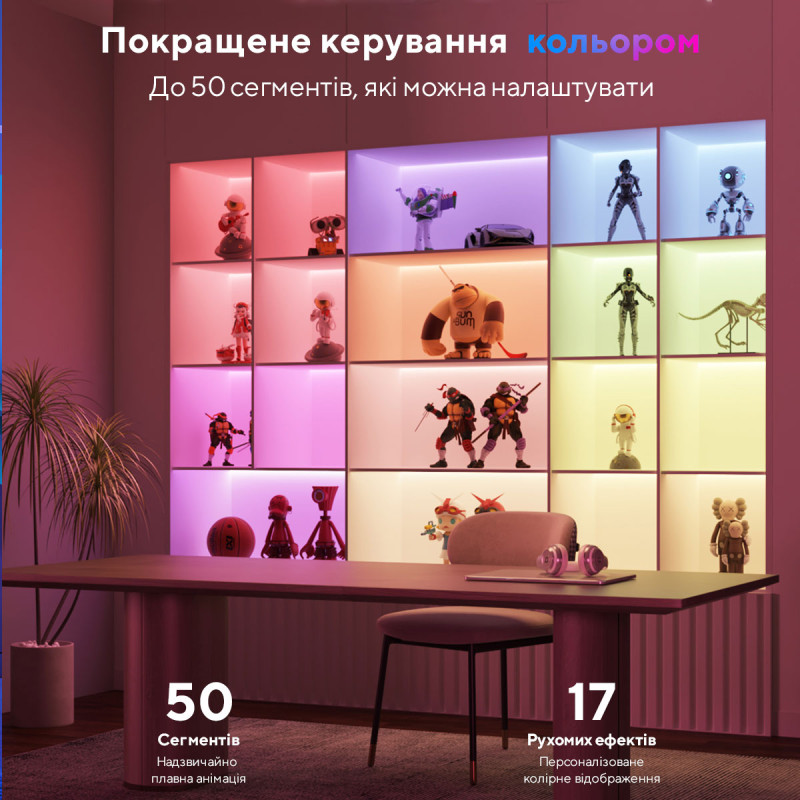 Светодиодная лента Govee H61E1 RGBIC M1 WiFi + Bluetooth 5m (H61E13D2)