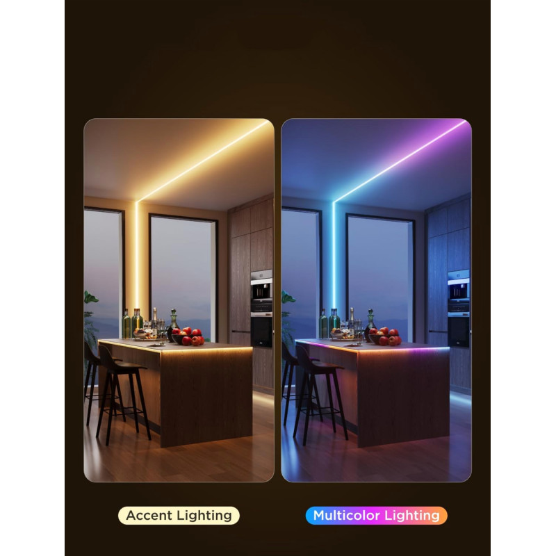 Світлодіодна стрічка Govee H61E5 COB Strip Light Pro RGBIC+W WiFi/Bluetooth 3m (H61E53D1)