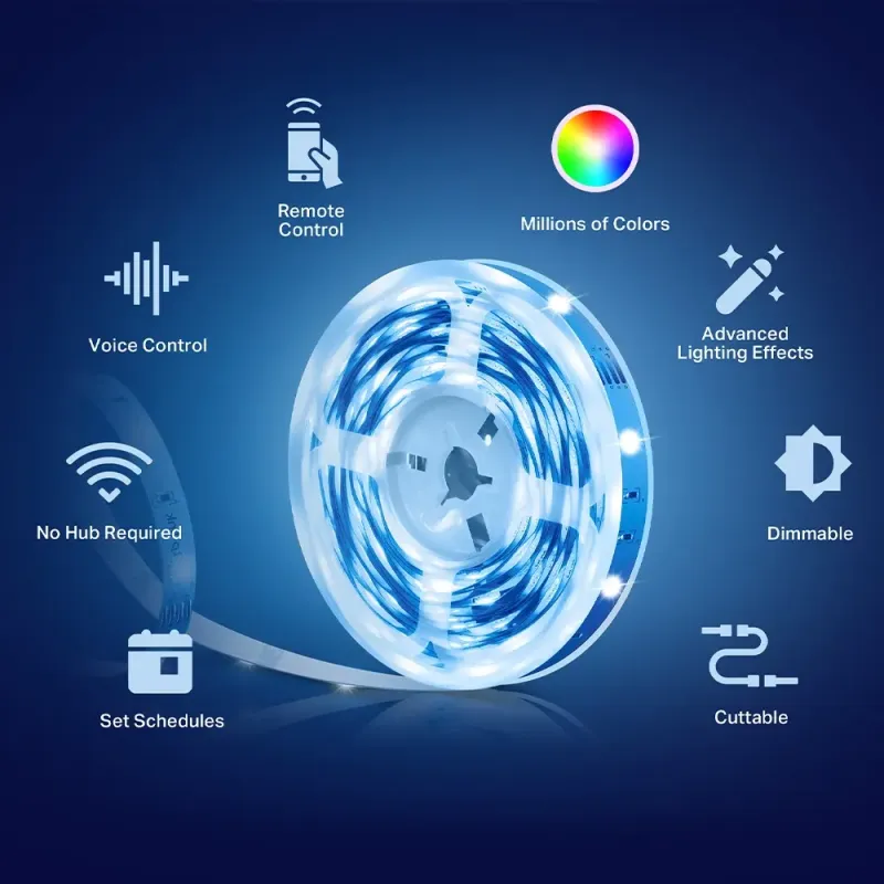 Светодиодная лента TP-Link Tapo L900-5 RGB 5m (4897098682586)