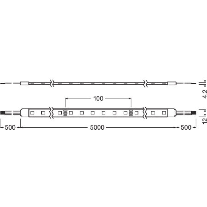 Светодиодная лента LEDVANCE VAL-500/RGB/5/IP65 10X1 (4058075404472)