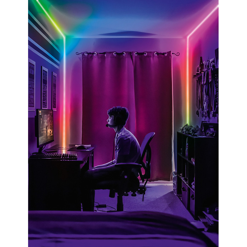 Светодиодная лента LEDVANCE NEON FLEX 4W, 2M RGB USB RC (4099854095306)