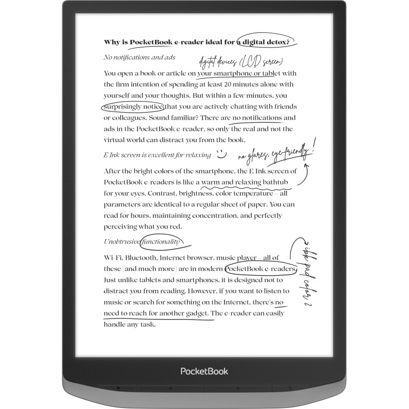 PocketBook 1040D InkPad X PRO Mist Grey (PB1040D-M-WW)