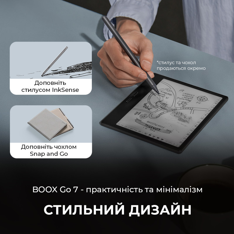 Електронна книга BOOX Go 7 Black