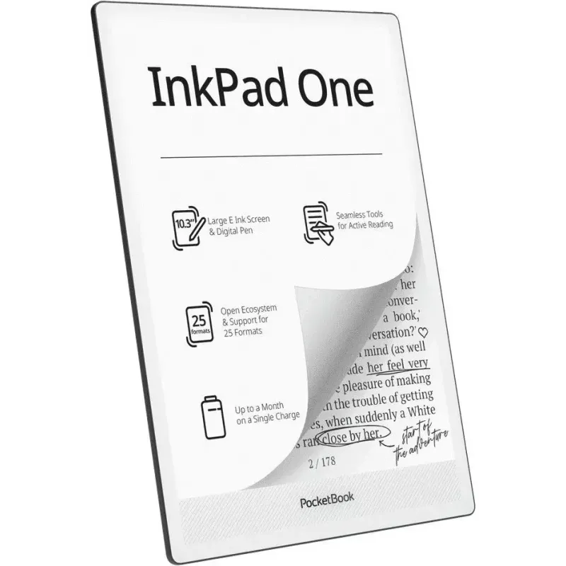 Электронная книга PocketBook InkPad One Matte Black (PB1030-8-WW)