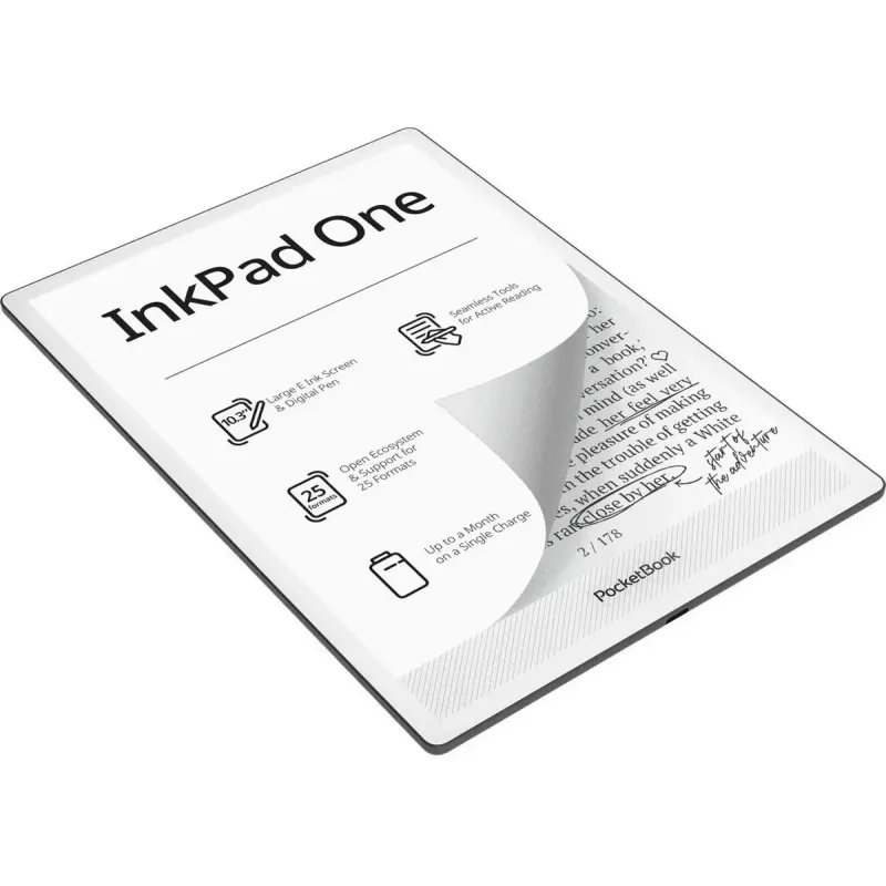 Электронная книга PocketBook InkPad One Matte Black (PB1030-8-WW)