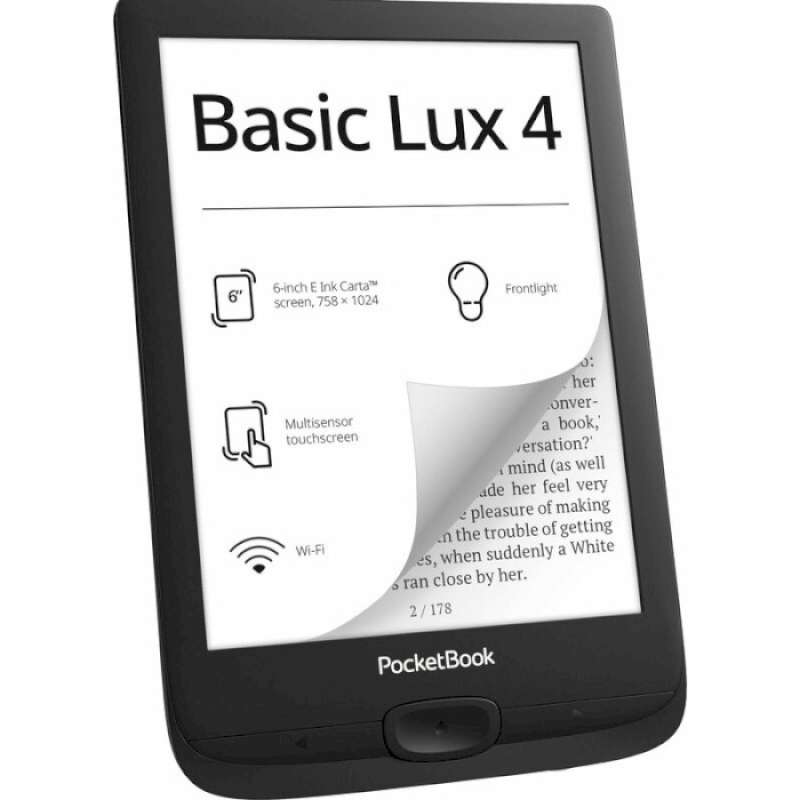 PocketBook 618 Basic Lux 4 Black (PB618-P-CIS, PB618-P-WW)