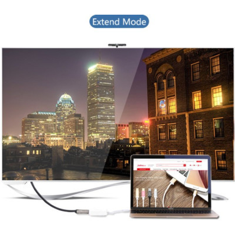 Кабель UGREEN USB-C to HDMI v1.4 White (40273)