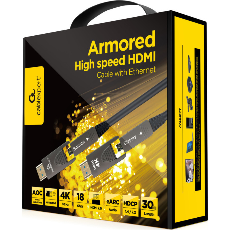 Cablexpert CCAP-HDMIDD-AOC-30M