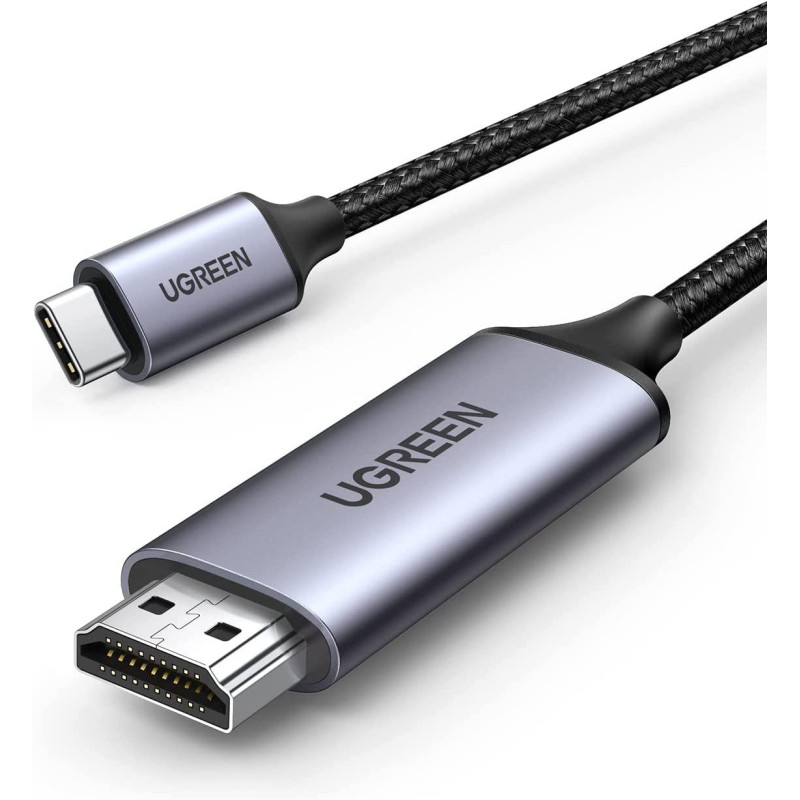 Кабель UGREEN MM142 USB-C to HDMI 1.5m Black (50570)