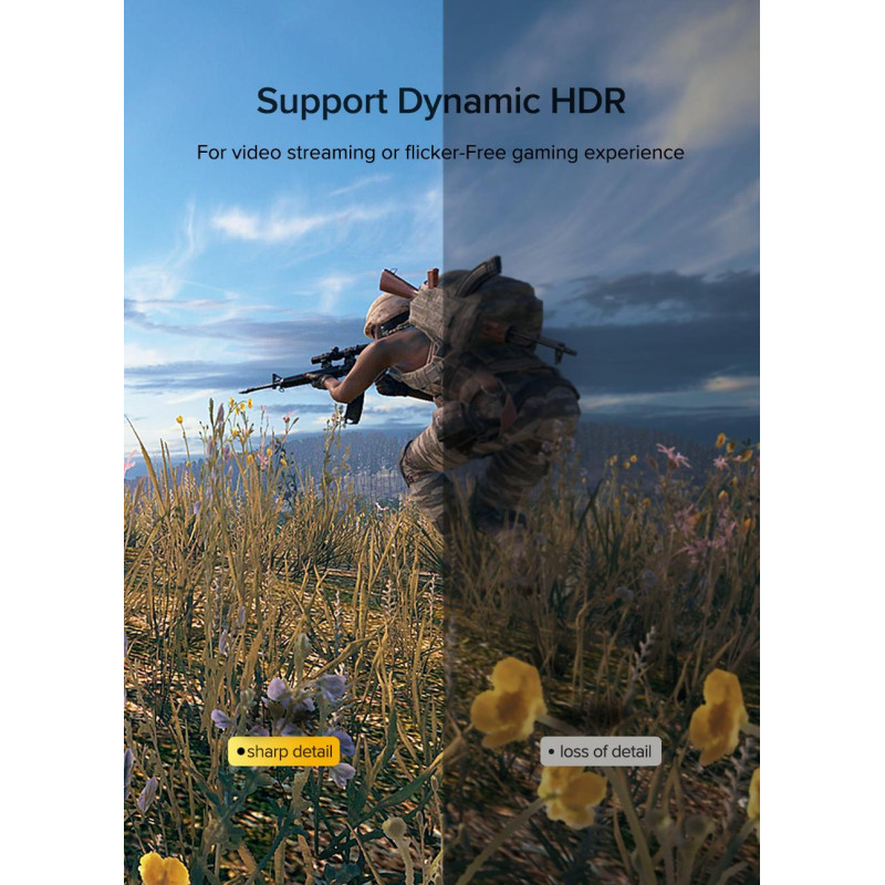 Кабель UGREEN DP112 DisplayPort 1.4 to DisplayPort 1.4 3m Black (60844)