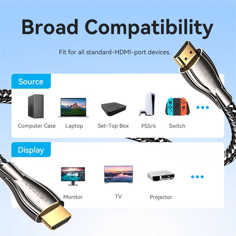 Кабель Vention HDMI to HDMI 15m Black (ALMBN)