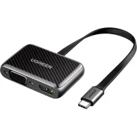 Кабель UGREEN CM303 USB-C to HDMI / VGA Black (70549)