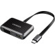 Кабель UGREEN CM303 USB-C to HDMI / VGA Black (70549)