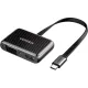 Кабель UGREEN CM303 USB-C to HDMI / VGA Black (70549)