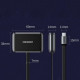 Кабель UGREEN CM303 USB-C to HDMI / VGA Black (70549)