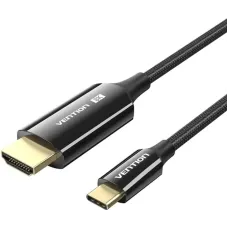 Кабель Vention USB Type-C до HDMI 1.8m Black (CRCBAC)