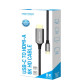 Кабель Vention USB Type-C до HDMI 1.8m Black (CRCBAC)