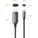 Кабель Vention USB Type-C до HDMI 1.8m Black (CRCBAC)