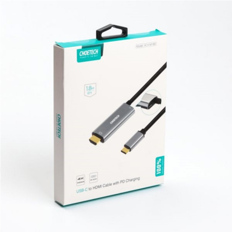 Choetech USB Type-C to HDMI Grey (XCH-M180GY)