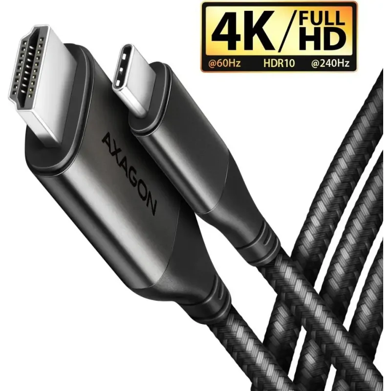 Кабель AXAGON USB Type-C to HDMI 1.8m (RVC-HI2MC)