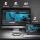Кабель AXAGON USB Type-C to HDMI 1.8m (RVC-HI2MC)