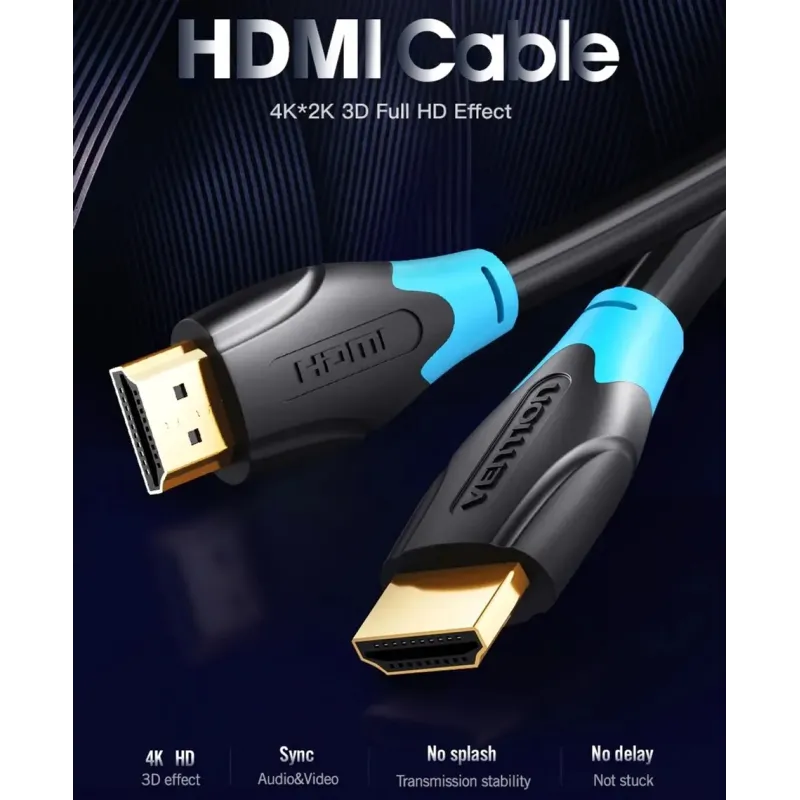 Кабель Vention HDMI to HDMI 15m Black (AACBN)