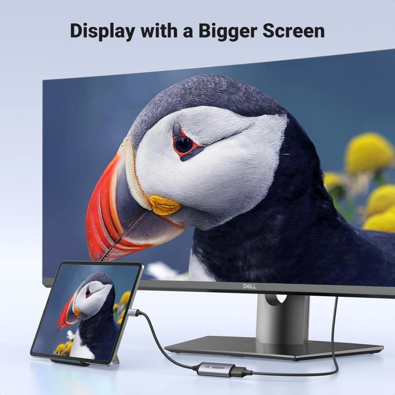 Кабель UGREEN CM654 USB Type-C для DisplayPort Gray (15575)