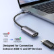 Кабель UGREEN CM654 USB Type-C для DisplayPort Gray (15575)
