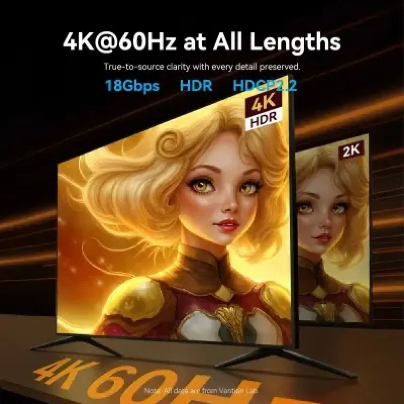 Кабель Vention HDMI to HDMI 45m Black (ALSBW)