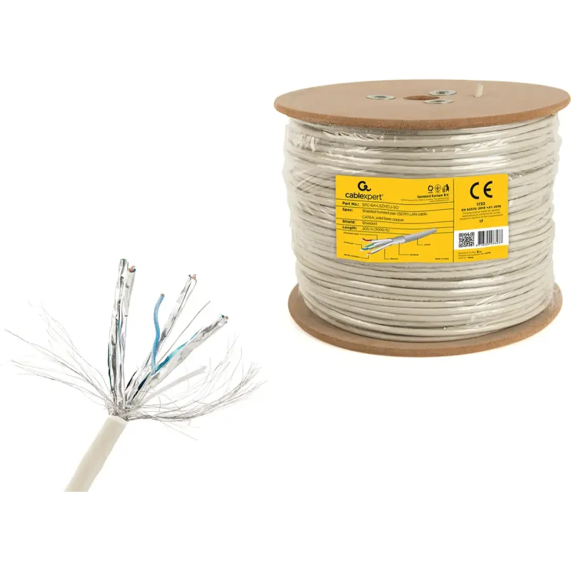 Мережевий кабель Cablexpert SPC-6A-LSZHCU-SO