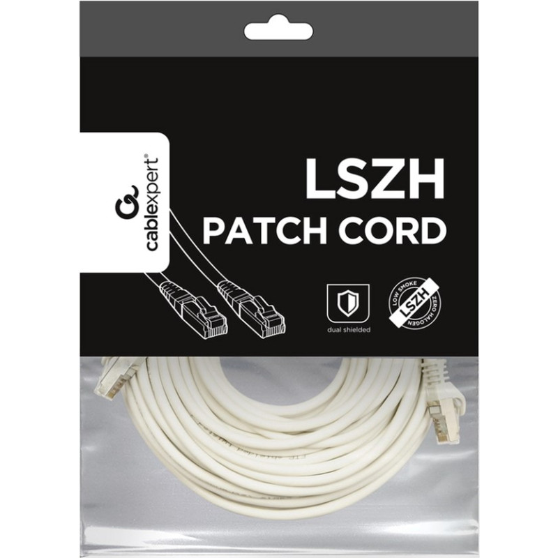 Сетевой кабель Cablexpert PP6A-LSZHCU-W-30M
