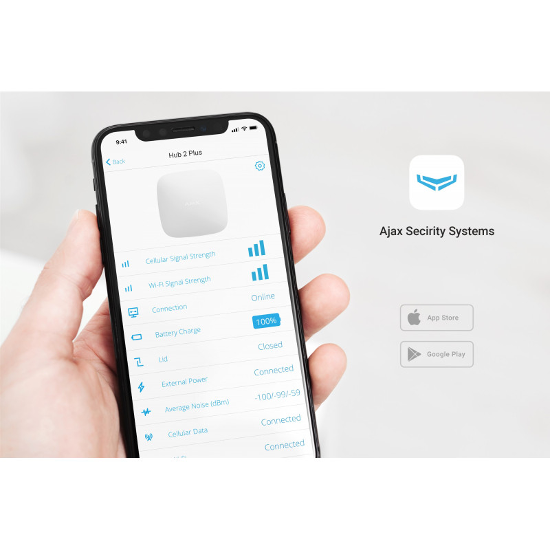 Ajax Hub 2 Plus white (000018791)