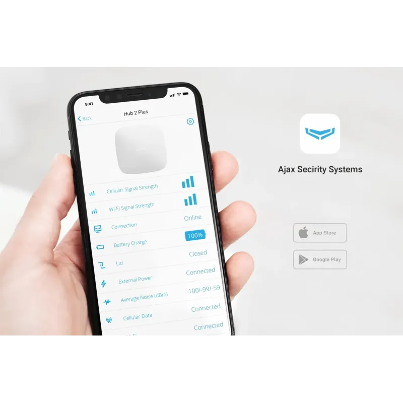 Ajax Hub 2 Plus white (000018791)