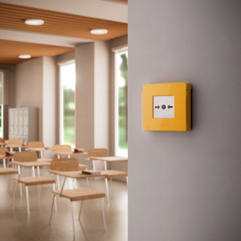 Ajax ManualCallPoint Jeweller Yellow (000044795)