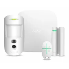 Комплект охранной сигнализации Ajax HDR StarterKit Cam Plus White (000052843)