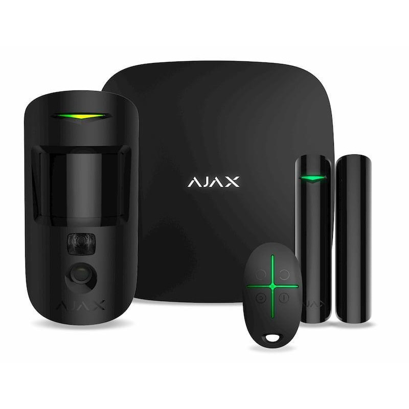 Ajax HDR StarterKit Cam, hub 2, motioncam HDR, doorprotect, spacecontrol, jeweller, бездротовий, чорний (000052842)