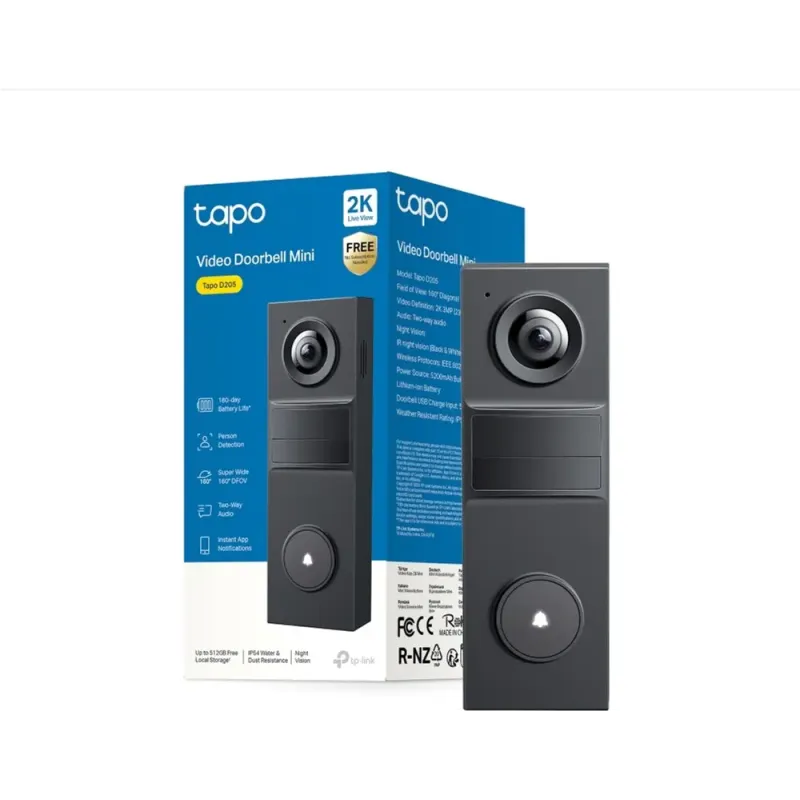 Умный видеозвонок TP-LINK Tapo D205