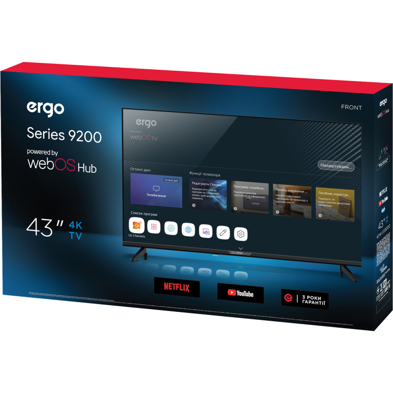 Телевізор ERGO 43WUS9200