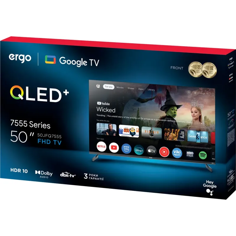 Телевизор Ergo 50JFQ7555