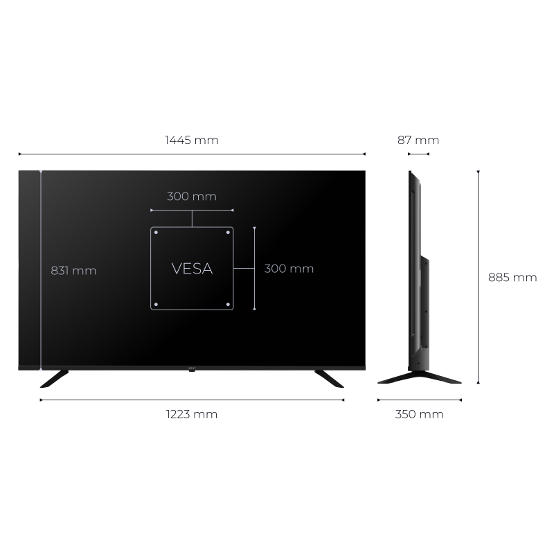 Телевизор KIVI 65U820KB