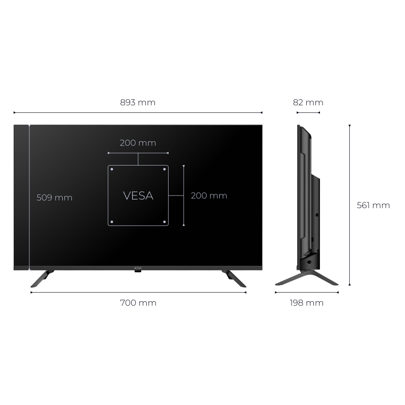 Телевизор KIVI 40F800KB