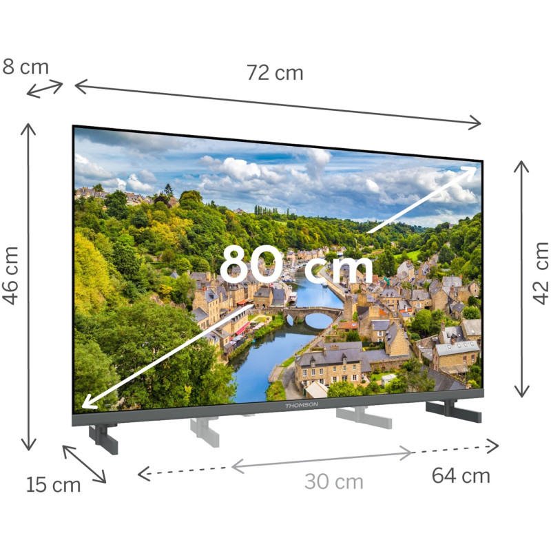 Телевизор Thomson 32FQG3S15CW