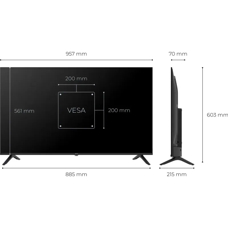 Телевизор Kivi 43U9000HB