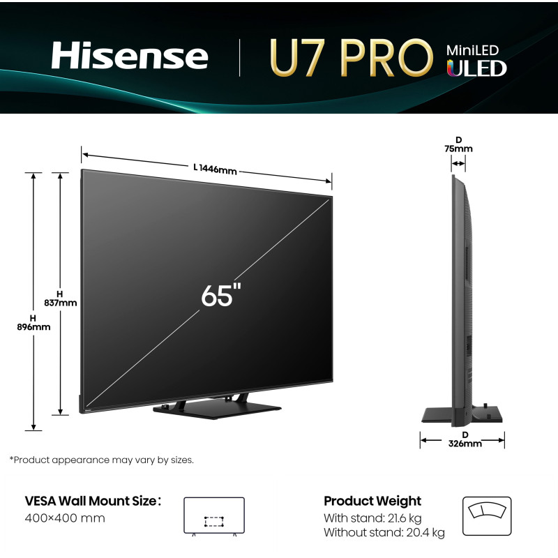 Hisense 65U7Q PRO