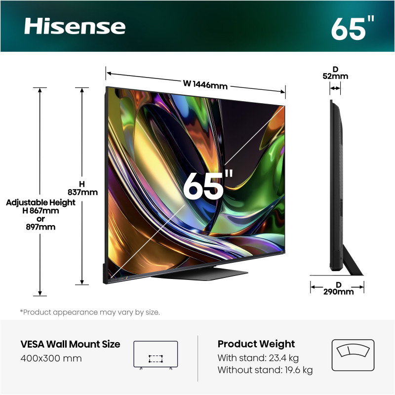 Телевізор Hisense 65UR8S