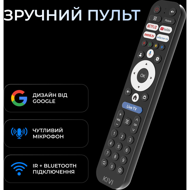 Телевізор KIVI 50U800KB